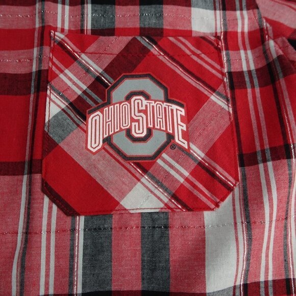 NCAA Ohio State Buckeyes Red Bup Shirt Large - Picture 3 of 5